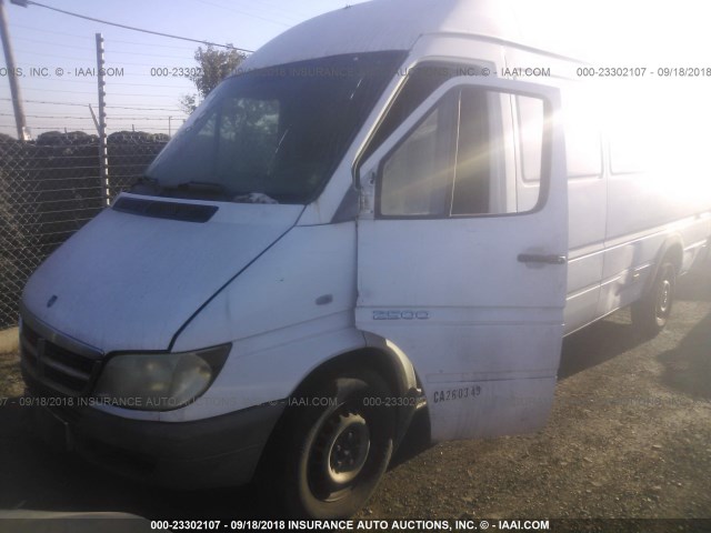 WD2PD744155739878 - 2005 SPRINTER 2500 SPRINTER  WHITE photo 2