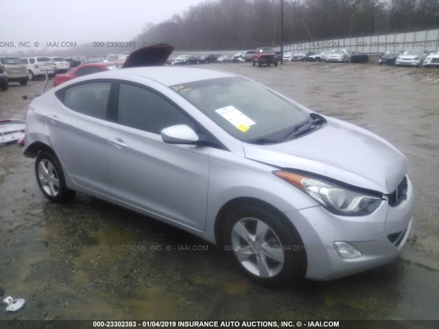 KMHDH4AE5DU746739 - 2013 HYUNDAI ELANTRA GLS/LIMITED SILVER photo 1