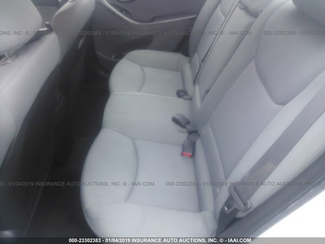 KMHDH4AE5DU746739 - 2013 HYUNDAI ELANTRA GLS/LIMITED SILVER photo 8