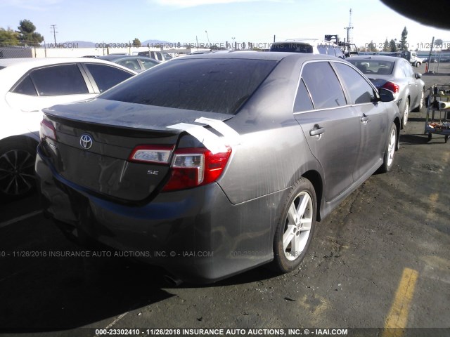 4T1BF1FK7DU219649 - 2013 TOYOTA CAMRY L/SE/LE/XLE ნაცრისფერი ფოტო 4