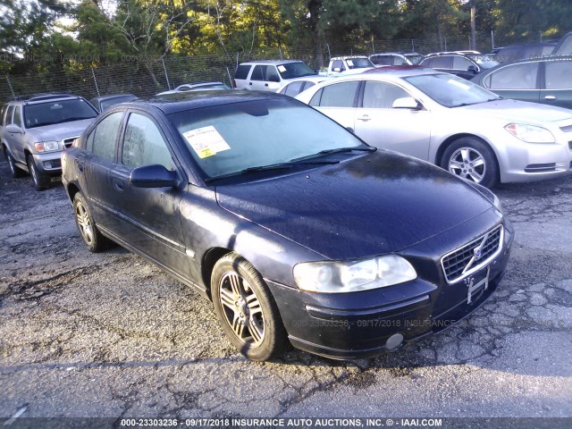 YV1RH592752450770 - 2005 VOLVO S60 2.5T BLACK photo 1