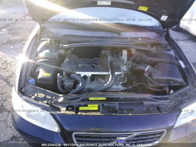 YV1RH592752450770 - 2005 VOLVO S60 2.5T BLACK photo 10