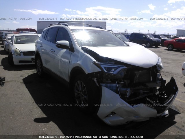 JTMDFREV7JJ180436 - 2018 TOYOTA RAV4 LIMITED/SE/PLATINUM WHITE photo 1