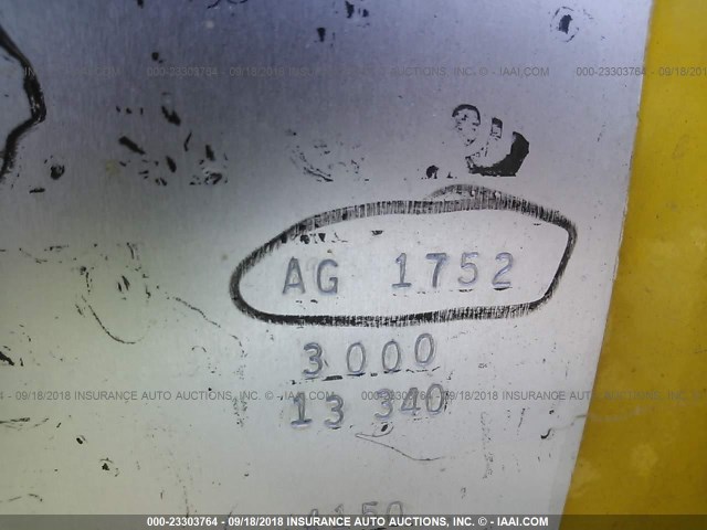 AG1752 - 2001 A&G MERCURY 460D  YELLOW photo 9
