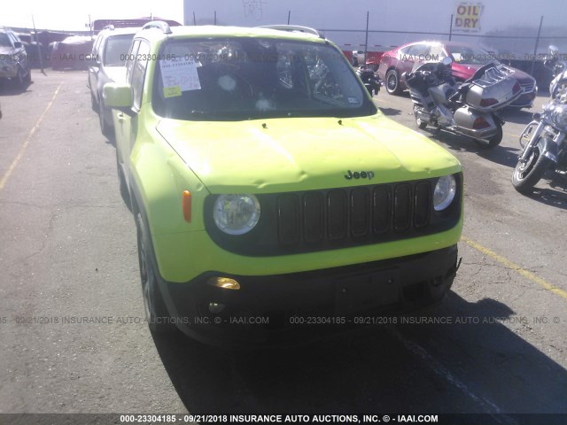 ZACCJABB6HPG38600 - 2017 JEEP RENEGADE LATITUDE GREEN photo 6