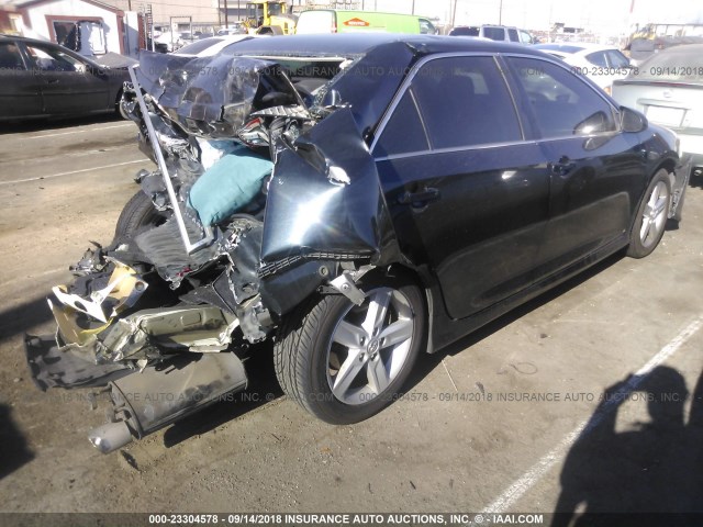 4T1BF1FK8EU332205 - 2014 TOYOTA CAMRY L/SE/LE/XLE 黑色 照片 4