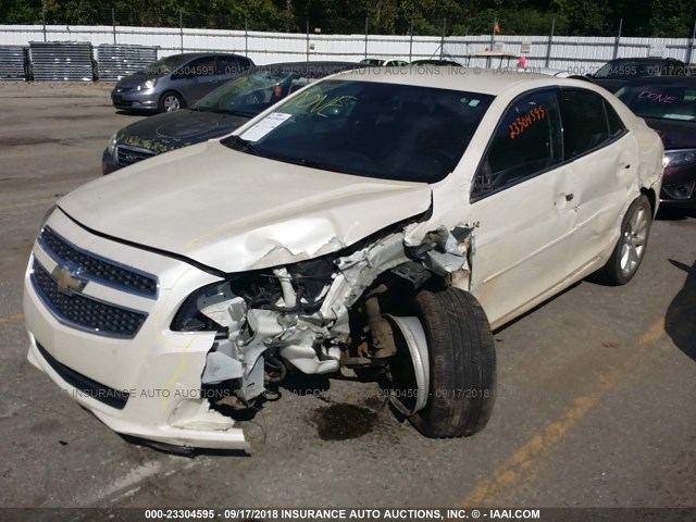 1G11E5SA5DU136463 - 2013 CHEVROLET MALIBU 2LT WHITE photo 2