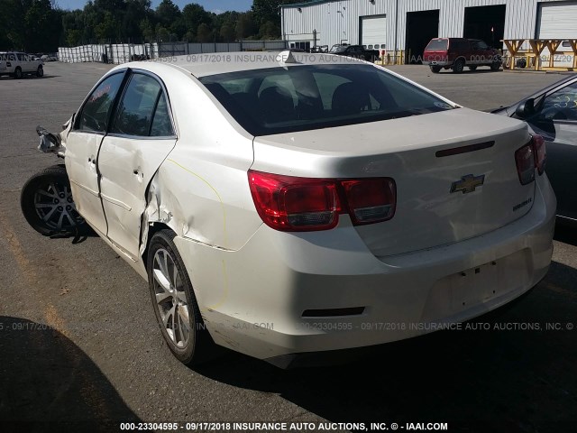 1G11E5SA5DU136463 - 2013 CHEVROLET MALIBU 2LT WHITE photo 3