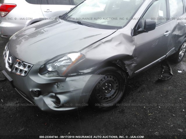 JN8AS5MV6DW642599 - 2013 NISSAN ROGUE S/SV GRAY photo 6