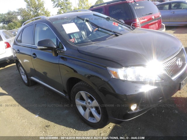 2T2BK1BA6AC015930 - 2010 LEXUS RX 350 BLACK photo 1