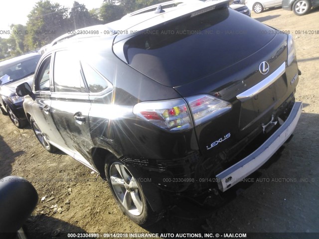 2T2BK1BA6AC015930 - 2010 LEXUS RX 350 BLACK photo 3