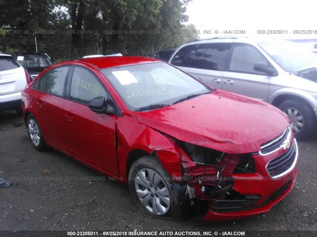 1G1PC5SH0G7154160 - 2016 CHEVROLET CRUZE LIMITED LS RED photo 1