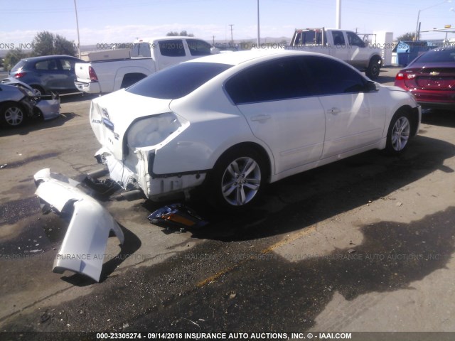 1N4BL2AP6BC130041 - 2011 NISSAN ALTIMA SR WHITE photo 4