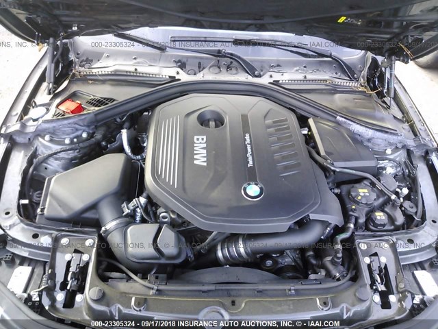 WBA8B7G5XJNU95333 - 2018 BMW 340 XI GRAY photo 10