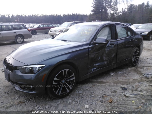 WBA8B7G5XJNU95333 - 2018 BMW 340 XI GRAY photo 6