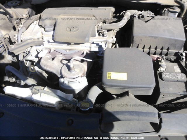 4T1BF1FK4DU287908 - 2013 TOYOTA CAMRY L/SE/LE/XLE მუქი ლურჯი ფოტო 10