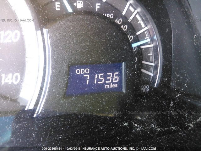 4T1BF1FK4DU287908 - 2013 TOYOTA CAMRY L/SE/LE/XLE მუქი ლურჯი ფოტო 7