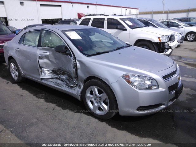 1G1ZA5E03CF370525 - 2012 CHEVROLET MALIBU LS 银色 照片 1
