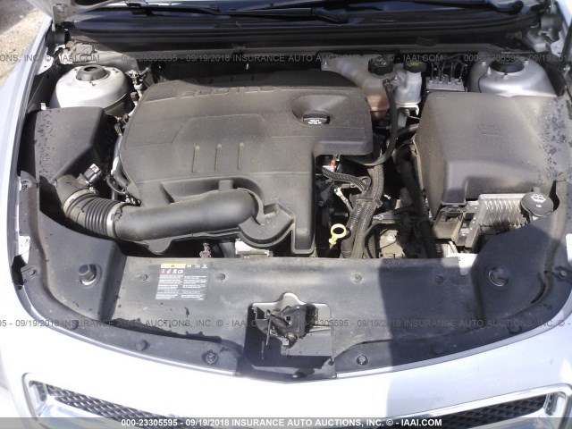 1G1ZA5E03CF370525 - 2012 CHEVROLET MALIBU LS 银色 照片 10
