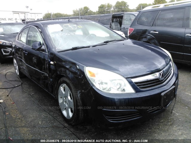 1G8ZS57N67F181252 - 2007 SATURN AURA XE BLACK photo 1