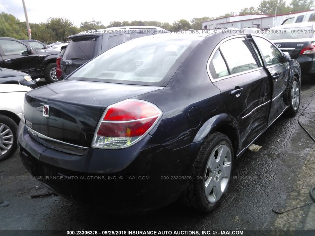 1G8ZS57N67F181252 - 2007 SATURN AURA XE BLACK photo 4