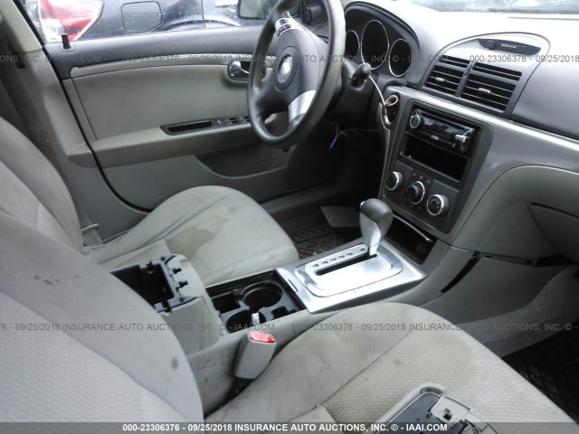 1G8ZS57N67F181252 - 2007 SATURN AURA XE BLACK photo 5