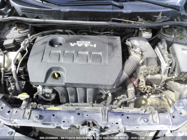 2T1KU40E59C025723 - 2009 TOYOTA COROLLA MATRIX  BLUE photo 10