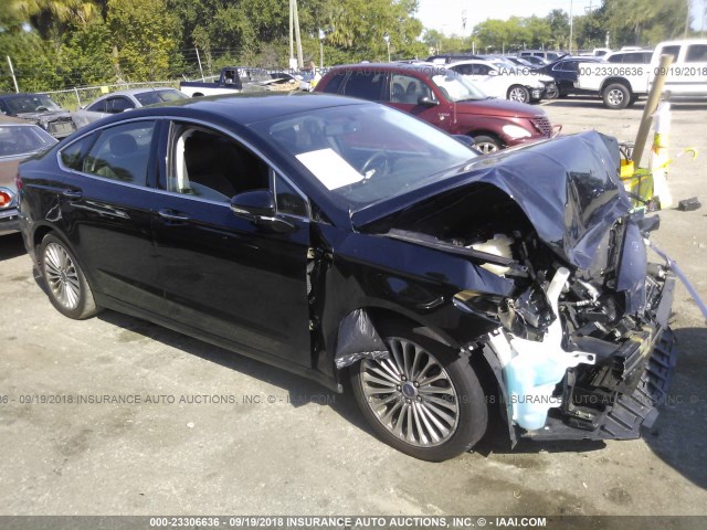 3FA6P0K98GR231505 - 2016 FORD FUSION TITANIUM BLACK photo 1