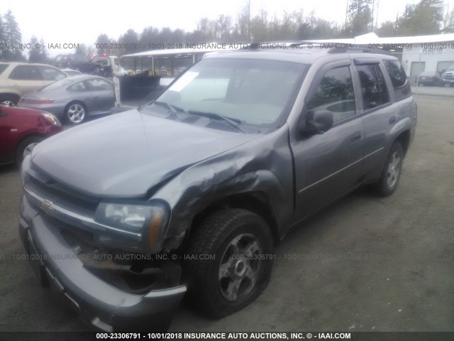 1GNDT13S762214094 - 2006 CHEVROLET TRAILBLAZER LS/LT BEIGE photo 2