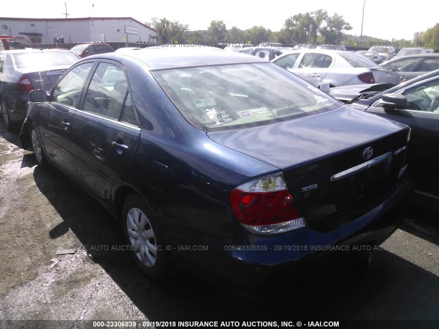 4T1BE32K16U153249 - 2006 TOYOTA CAMRY LE/XLE/SE BLUE photo 3