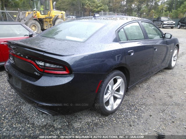 2C3CDXCT4GH291824 - 2016 DODGE CHARGER R/T GRAY photo 4