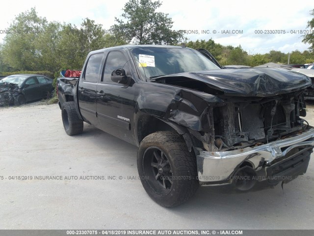 3GTRKWE39AG226302 - 2010 GMC SIERRA K1500 SLT BLACK photo 1