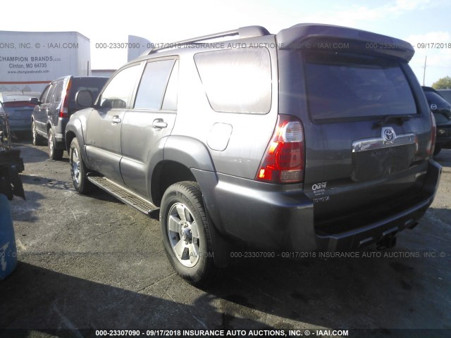 JTEBU14R670126834 - 2007 TOYOTA 4RUNNER SR5/SPORT GRAY photo 3