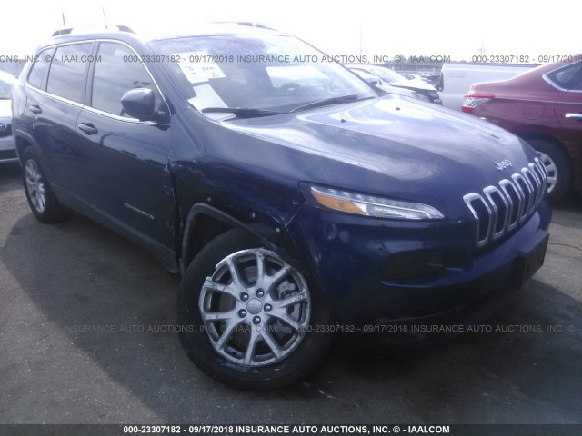 1C4PJLCB7JD566600 - 2018 JEEP CHEROKEE LATITUDE BLUE photo 6