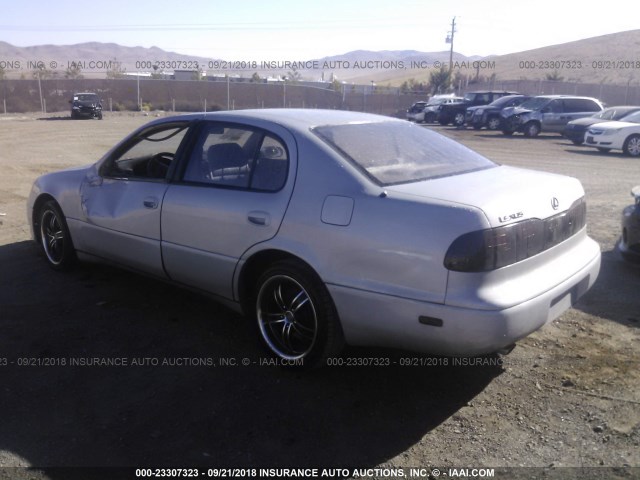 JT8JS47E6P0033567 - 1993 LEXUS GS 300 SILVER photo 3