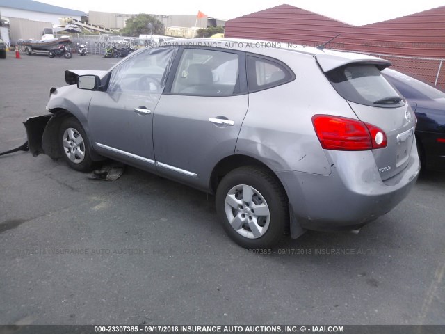 JN8AS5MTXCW293864 - 2012 NISSAN ROGUE S/SV GRAY photo 3