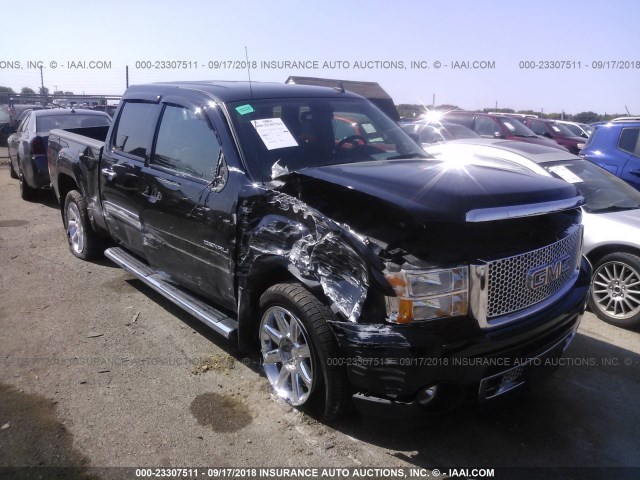 3GTP2XE23CG168856 - 2012 GMC SIERRA K1500 DENALI BLACK photo 1