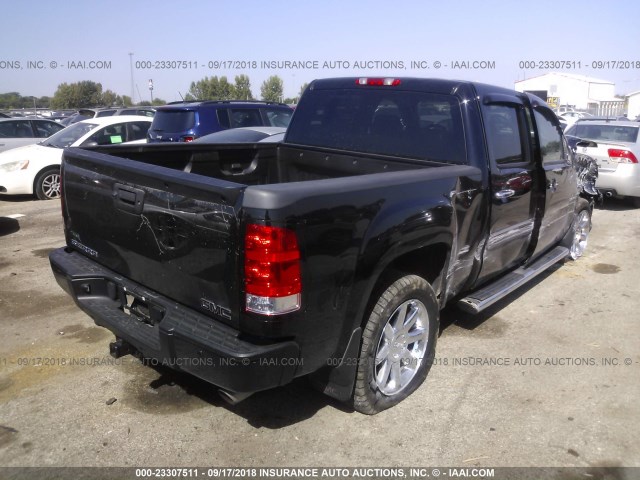 3GTP2XE23CG168856 - 2012 GMC SIERRA K1500 DENALI BLACK photo 4