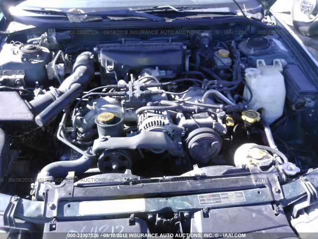 4S3BD4354X7257756 - 1999 SUBARU LEGACY L/30TH ANNIVERSARY L GREEN photo 10