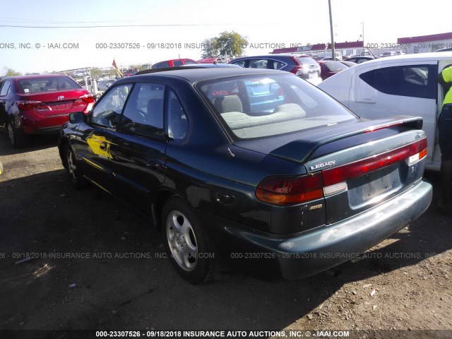 4S3BD4354X7257756 - 1999 SUBARU LEGACY L/30TH ANNIVERSARY L GREEN photo 3