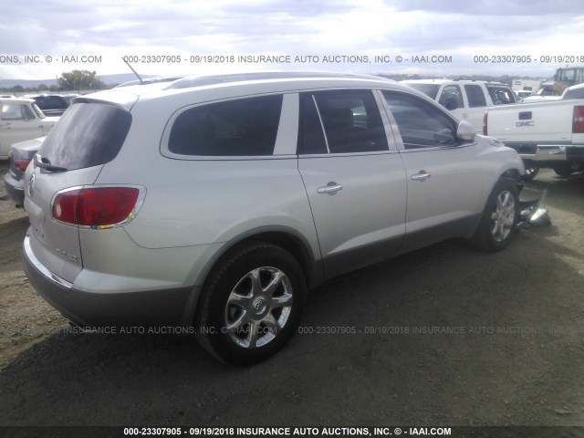 5GALVBEDXAJ245004 - 2010 BUICK ENCLAVE CXL SILVER photo 4