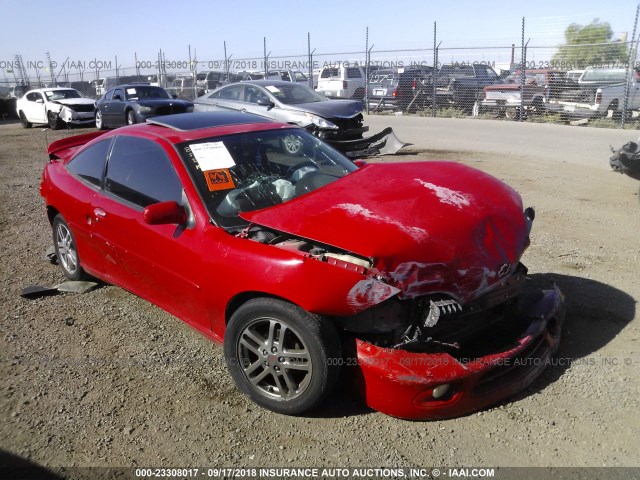 1G1JH12F427370228 - 2002 CHEVROLET CAVALIER LS SPORT RED photo 1