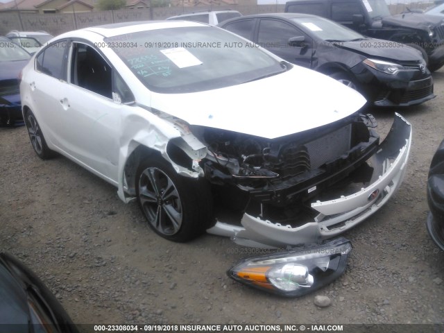 KNAFZ4A81G5531178 - 2016 KIA FORTE EX WHITE photo 1