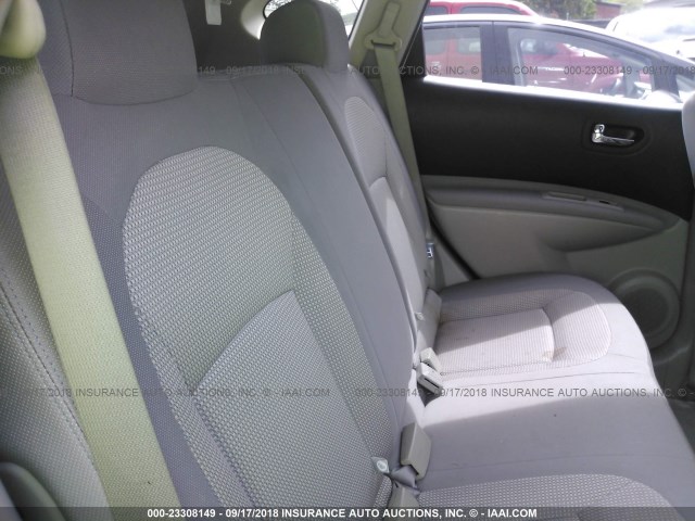 JN8AS5MT6AW027903 - 2010 NISSAN ROGUE S/SL/KROM WHITE photo 8