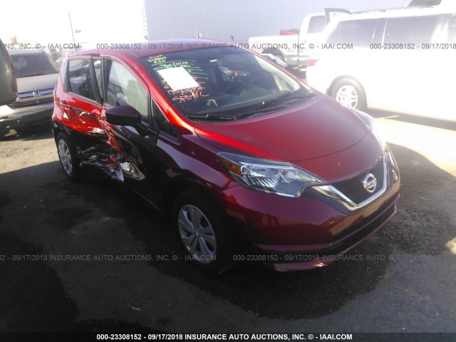 3N1CE2CP6HL352682 - 2017 NISSAN VERSA NOTE S/S PLUS/SV/SL/SR RED photo 1