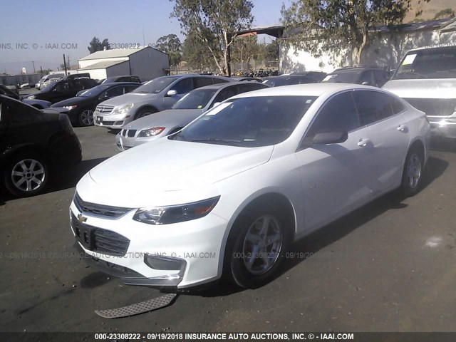 1G1ZB5ST8HF138330 - 2017 CHEVROLET MALIBU LS 白色 照片 2