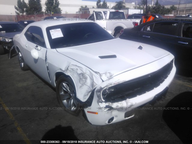 2C3CDZAG1HH501332 - 2017 DODGE CHALLENGER SXT WHITE photo 1