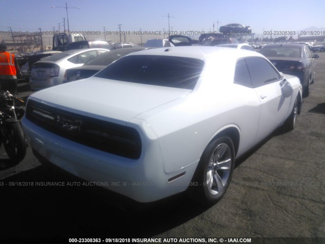 2C3CDZAG1HH501332 - 2017 DODGE CHALLENGER SXT WHITE photo 4