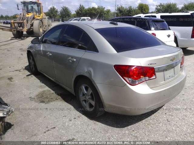 1G1PC5SB3F7218380 - 2015 CHEVROLET CRUZE LT GOLD photo 3