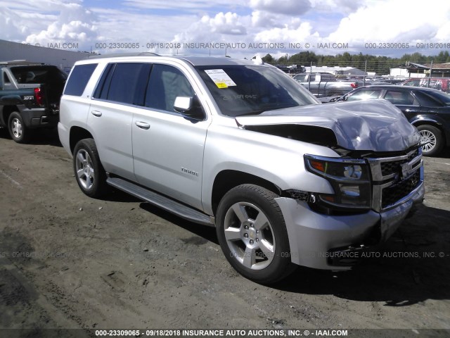 1GNSCBKC3GR423526 - 2016 CHEVROLET TAHOE C1500 LT SILVER photo 1